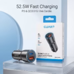 GUARD 52.5W PD All Metal Car Adapter (GD-CC001, 2-Ports, Intelligent Smart Chip, Schnellladegerät) - Image 4