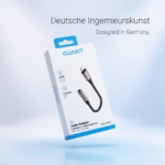 GUARD Audio Adapter Lightning auf 3.5mm Klinkenbuchse (150mm, Nylon geflochten, Metalgehäuse, Plug & Play) - Image 9