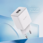 GUARD Single Port USB Netzadapter (2.1A) mit Typ-C Ladekabel – Weiß - Image 7