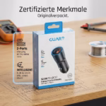 GUARD 52.5W PD All Metal Car Adapter (GD-CC001, 2-Ports, Intelligent Smart Chip, Schnellladegerät) - Image 11