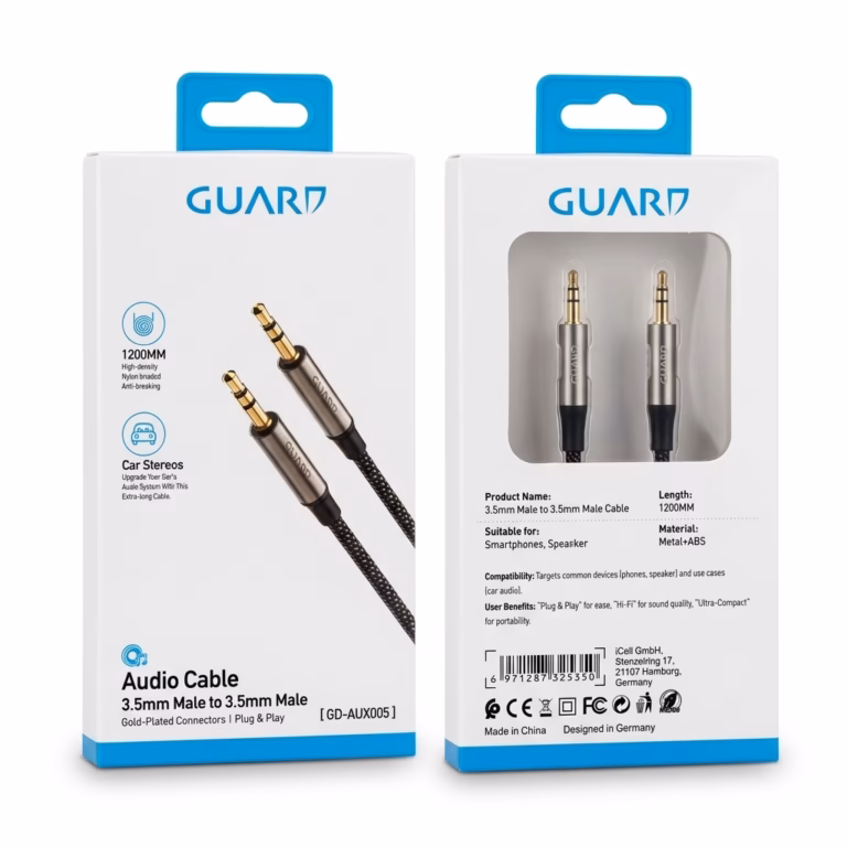 Audio Kabel 3.5mm Stecker auf 3.5mm