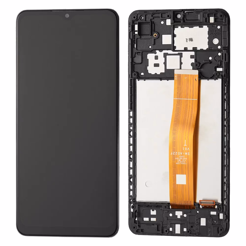 Galaxy-A02-Display-SM-A022F-Oled-with-Frame.webp Samsung Galaxy A02 / A02S OLED WF Display – Ersatzdisplay / Bildschirm - Image 1