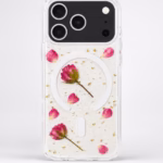 Transparente Blumenhülle für Apple iPhone